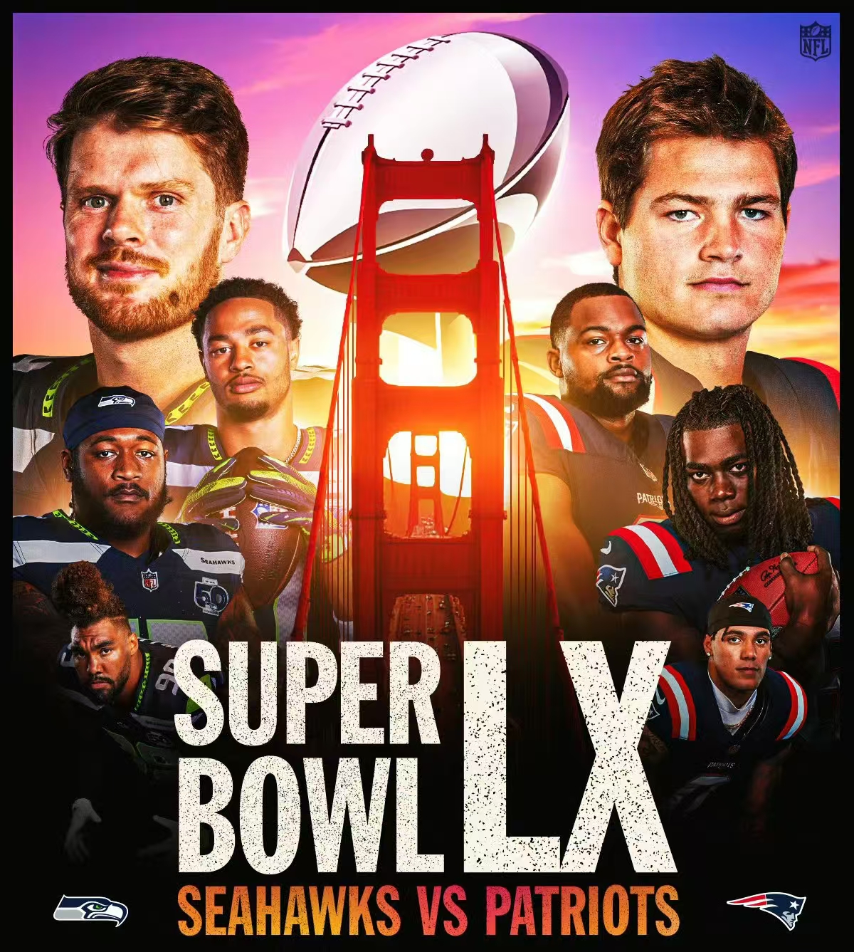 Patriots et Seahawks réunis au Super Bowl après 11 ans